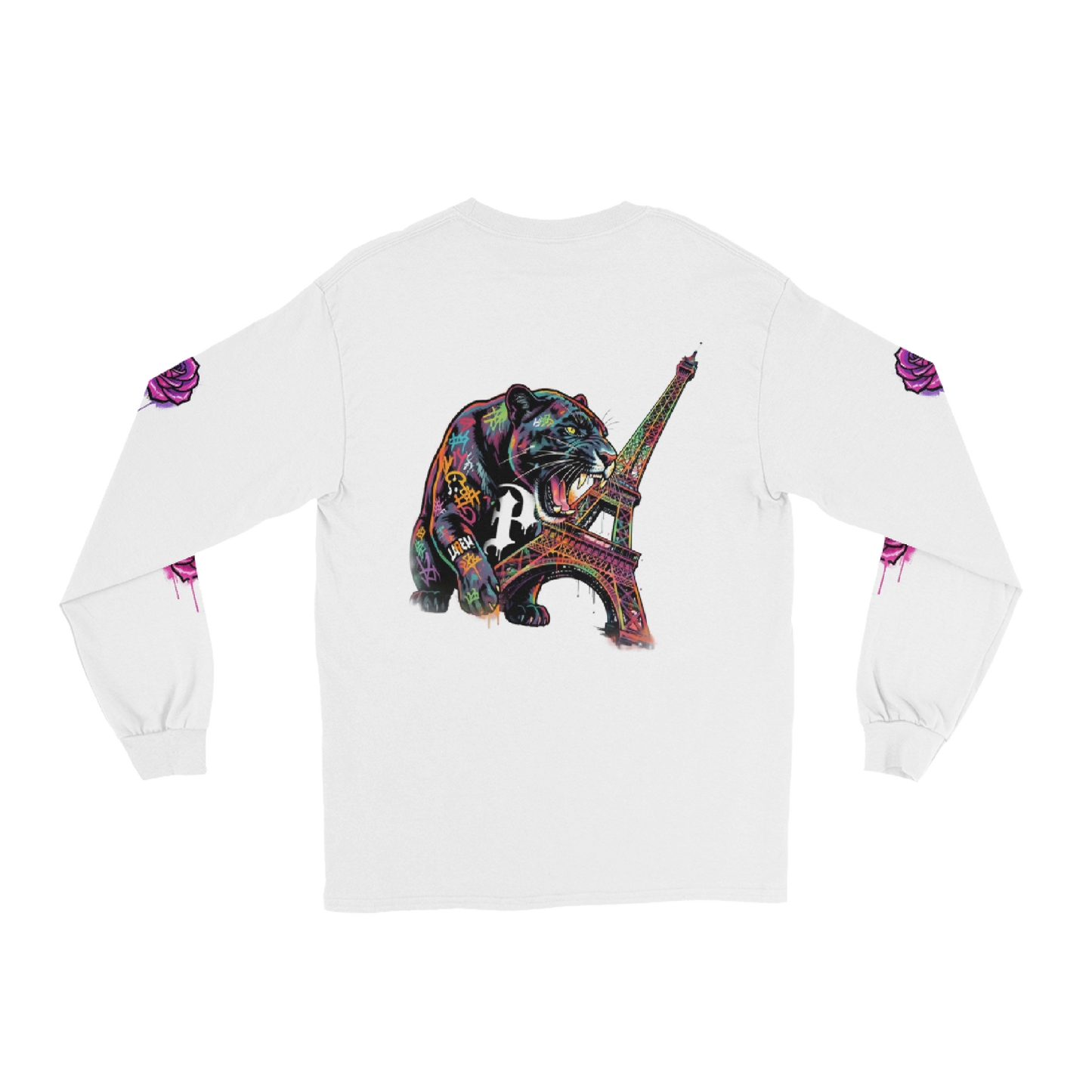 P Rose Graffiti Long Sleeve
