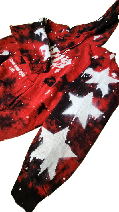 Graffiti Splat Tie Dye Hoodie