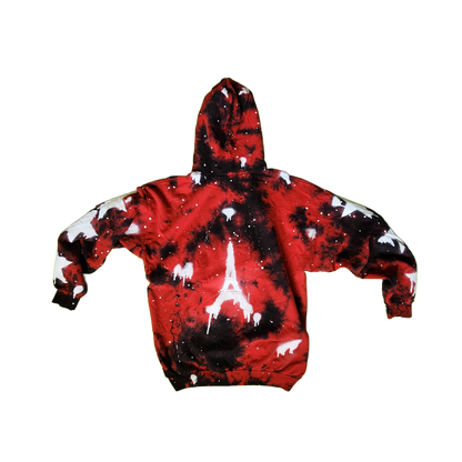 Graffiti Splat Tie Dye Hoodie