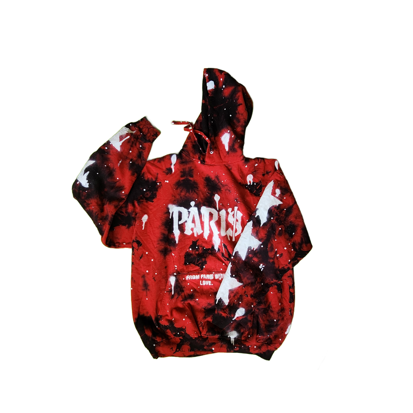 Graffiti Splat Tie Dye Hoodie