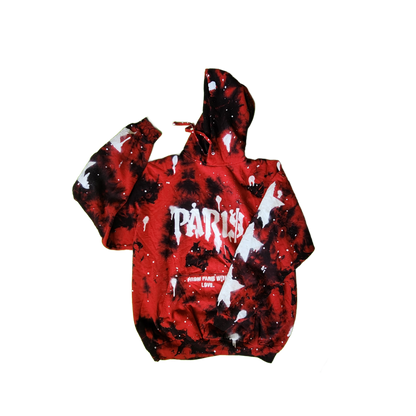 Graffiti Splat Tie Dye Hoodie