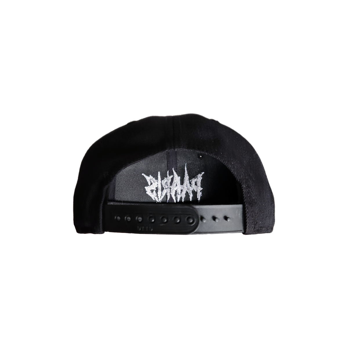 PARI$ CLOTHING Snapback Hat Flex-Brim – Black premium streetwear snap back cap back view