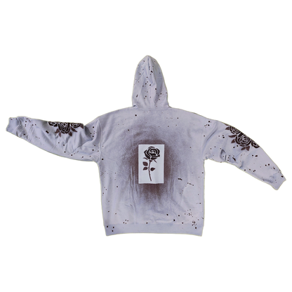 Sky Blue & Plum Zip-Up Hoodie