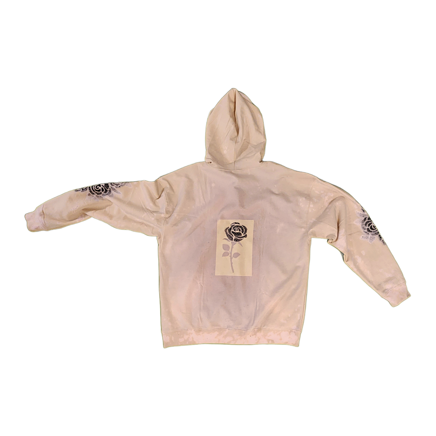 Cream & Lilac Zip-Up Hoodie