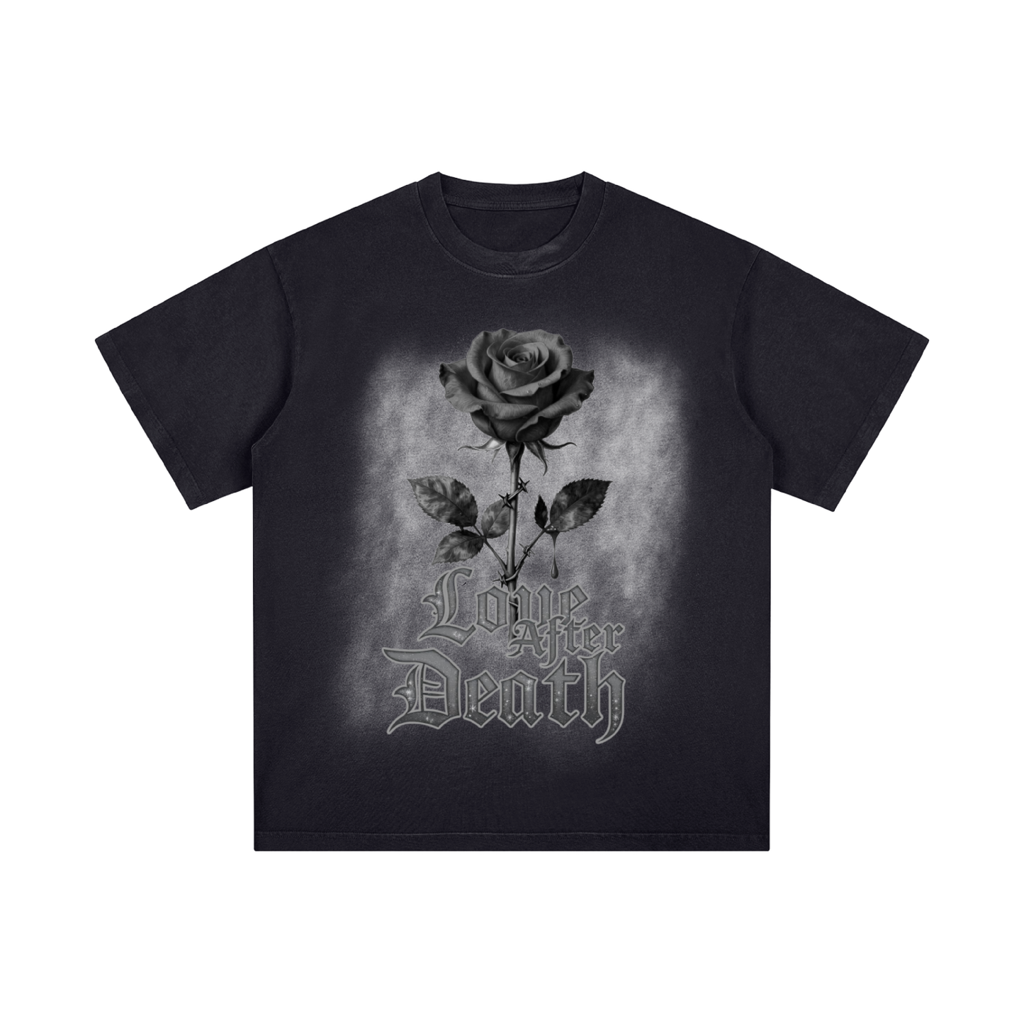 L.A.D Faded Acid Wash Tee