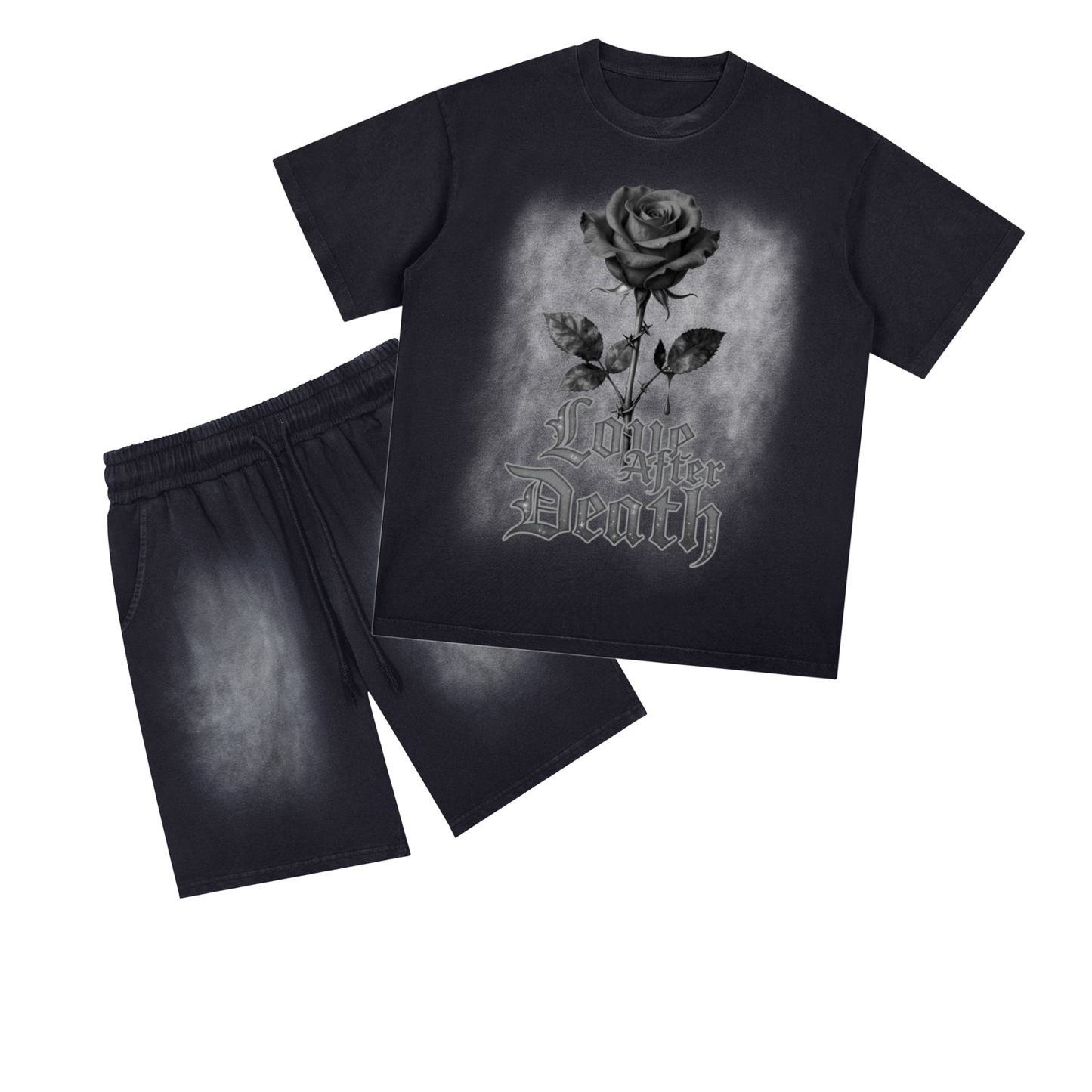 L.A.D Faded Acid Wash Set