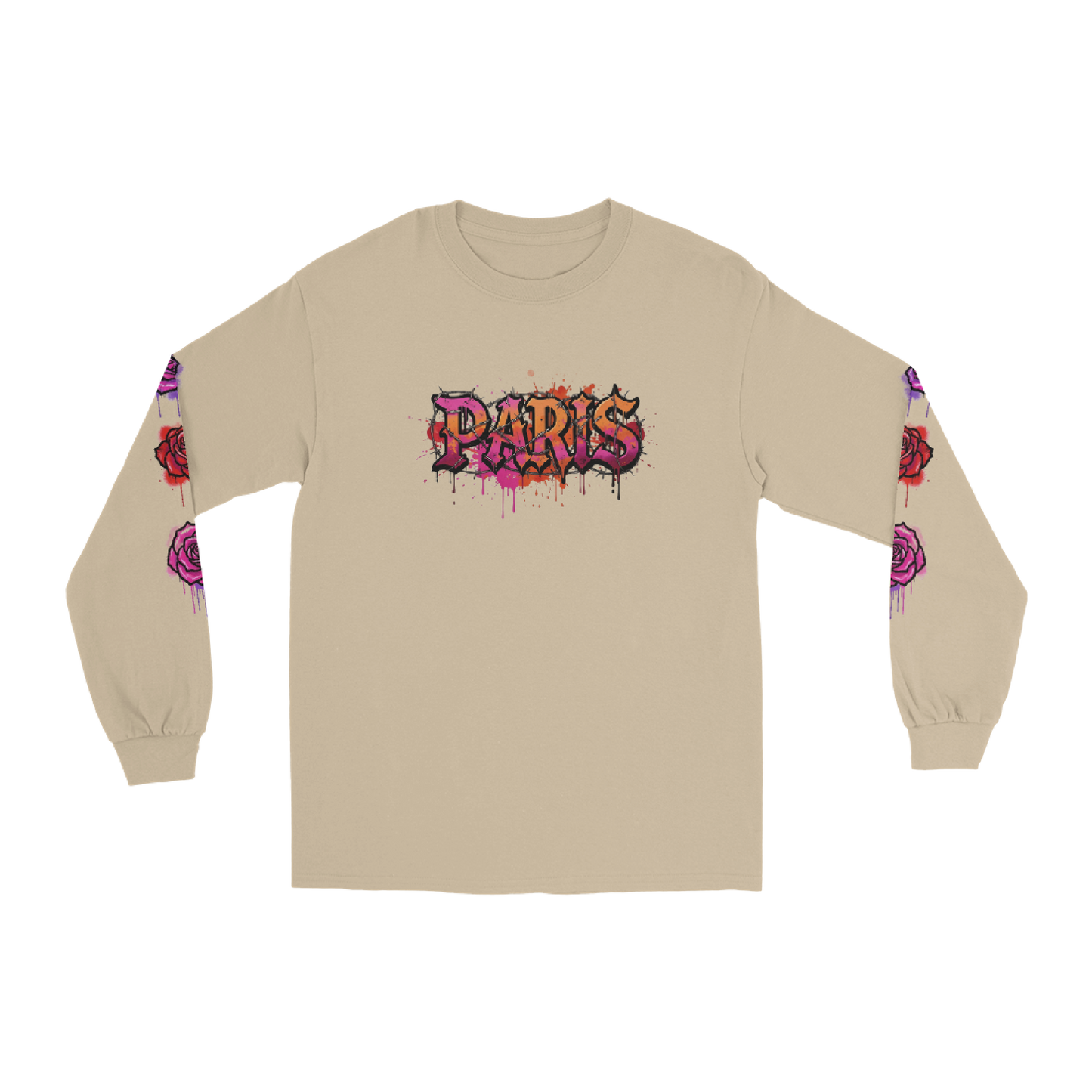 P Rose Graffiti Long Sleeve