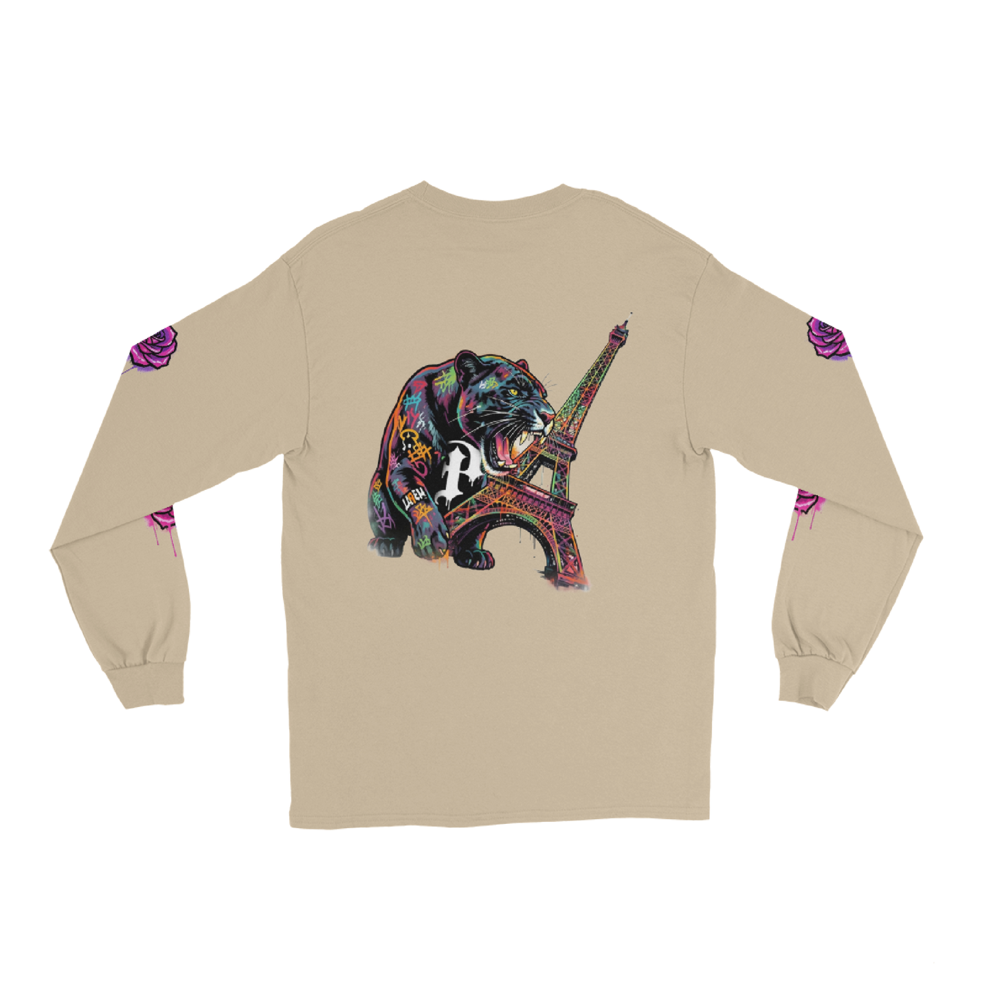 P Rose Graffiti Long Sleeve