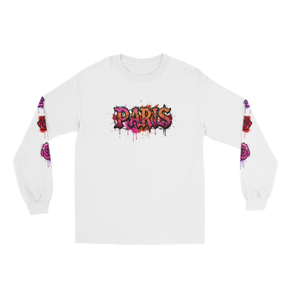 P Rose Graffiti Long Sleeve