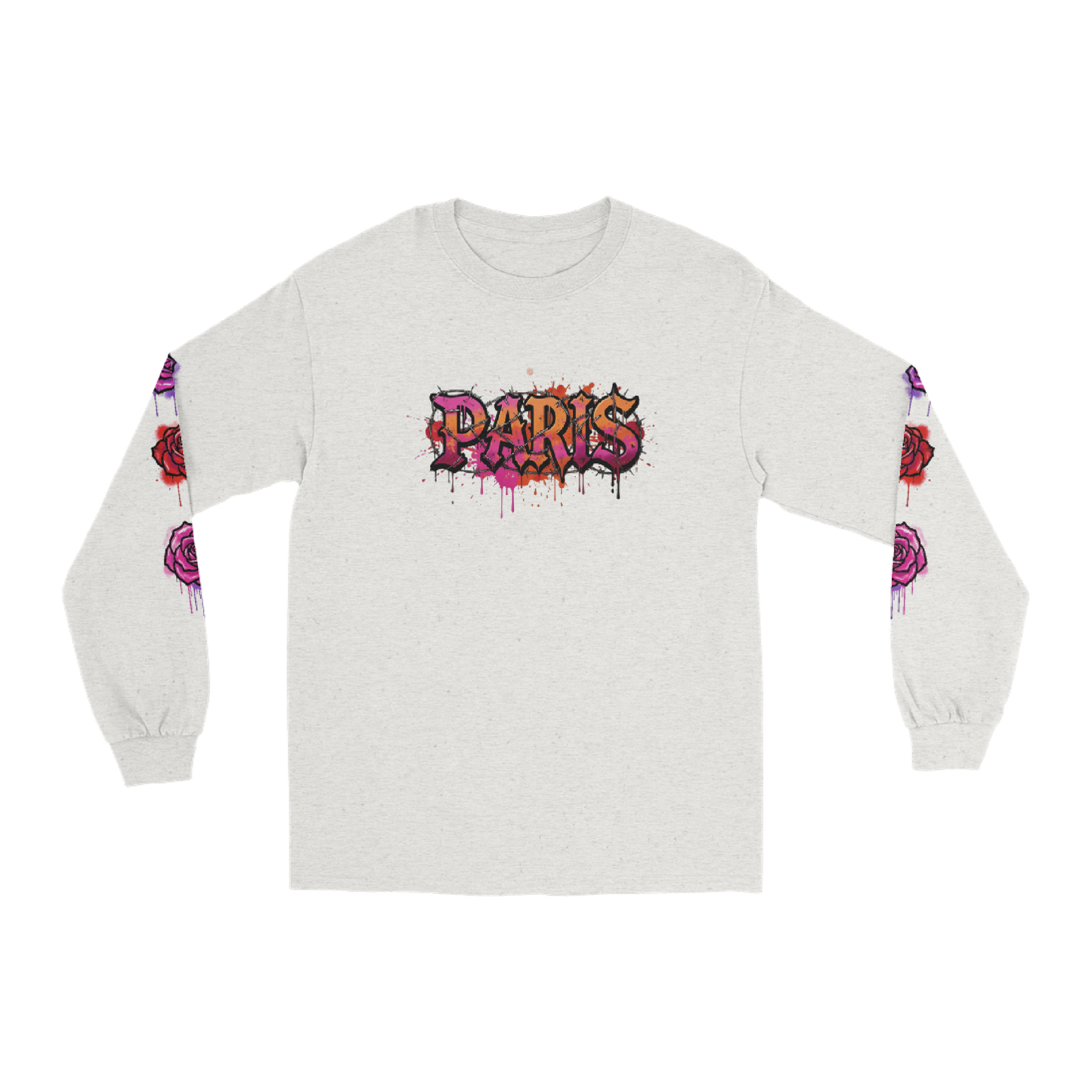 P Rose Graffiti Long Sleeve