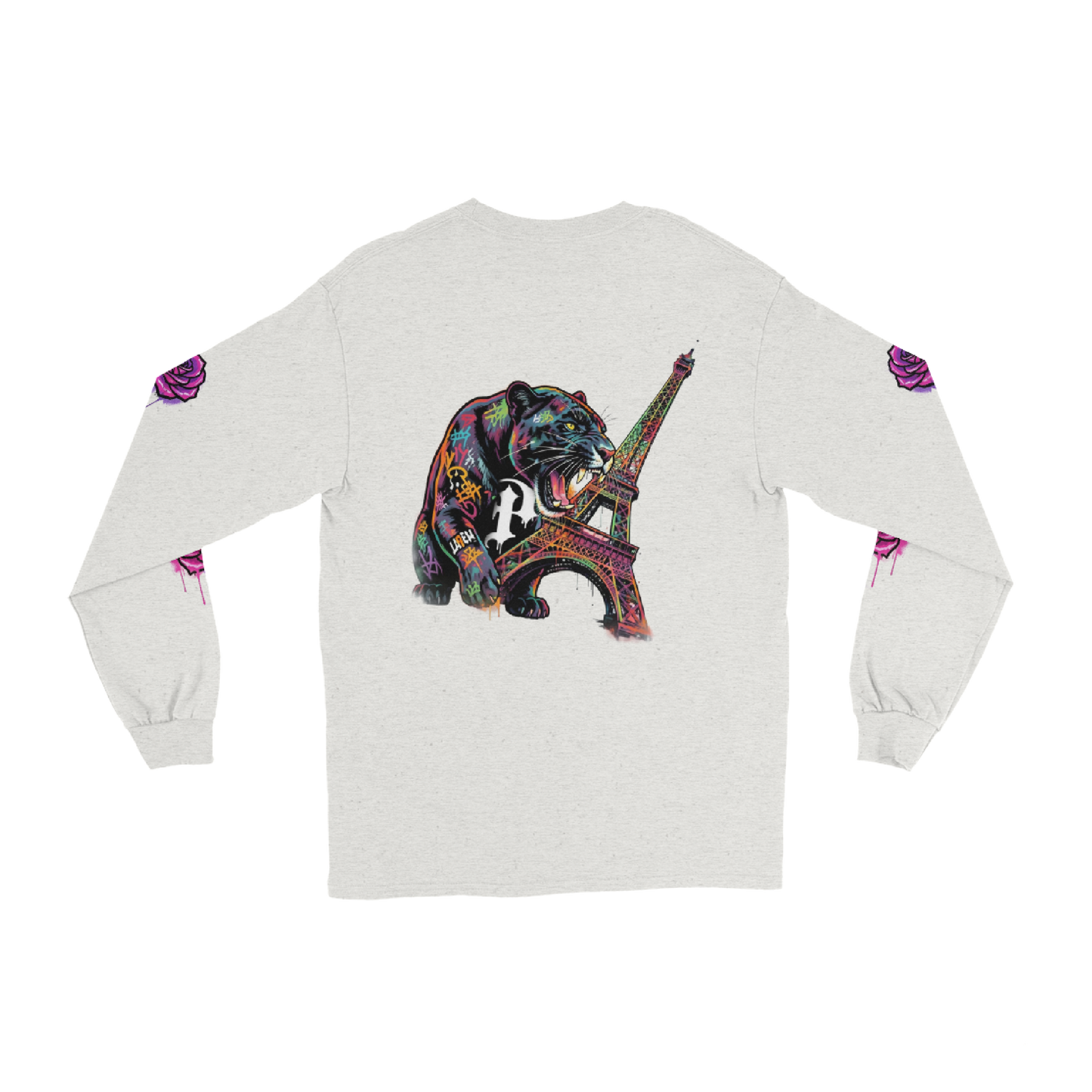 P Rose Graffiti Long Sleeve